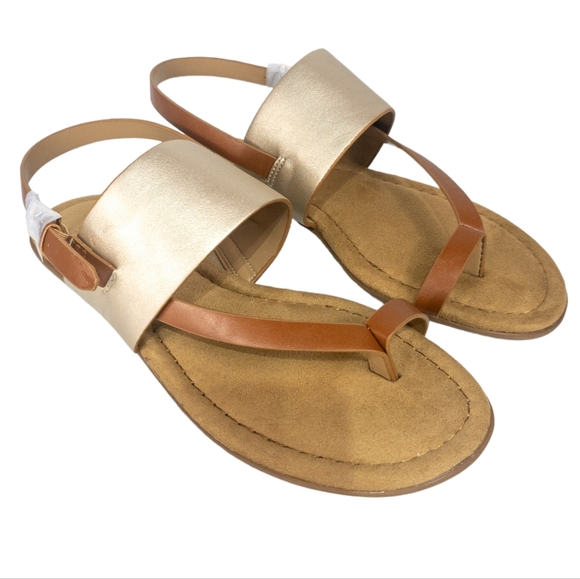 Aerosoles Avea Sandals Gold 8.5 - Picture 6 of 8